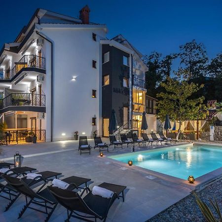 Villa Adriatic, Apartment Rebecca With Heated Swimming Pool, Sew View, Childrens Playground Ičići Eksteriør bilde