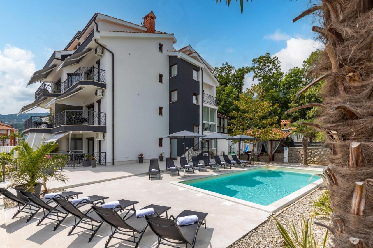 Villa Adriatic, Apartment Rebecca With Heated Swimming Pool, Sew View, Childrens Playground Ičići Eksteriør bilde